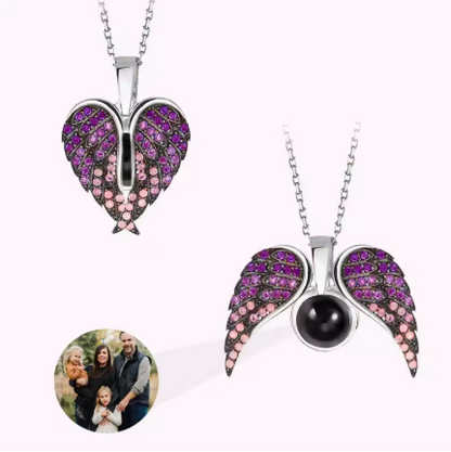 🕊️ Collar Ángel Guardián con Foto