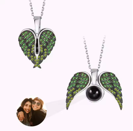 🕊️ Collar Ángel Guardián con Foto